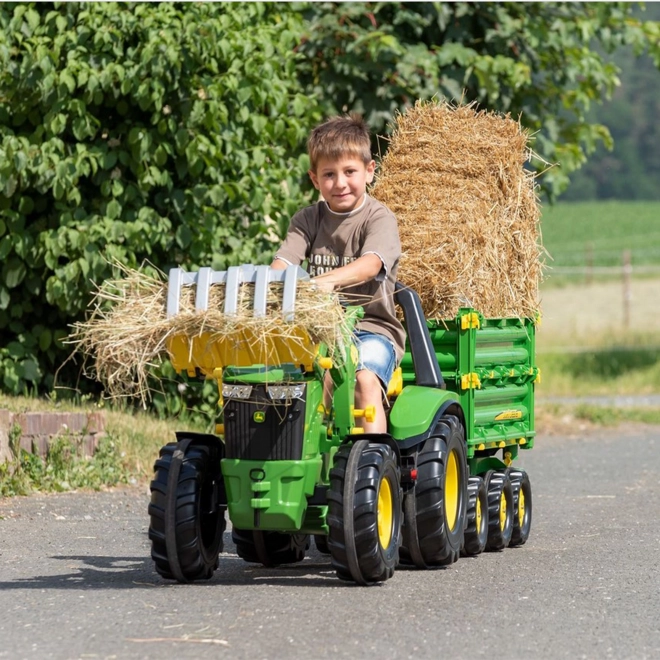 Schep voor tractor met grijper voor het laden van hout