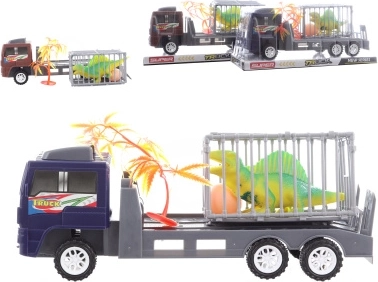 Vrachtwagen met dinosaurus voor kinderen