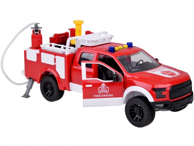 Brandweerwagen voor kinderen met geluid en licht