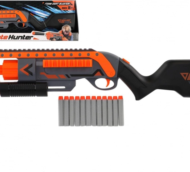 Speelgoedpistool met schuimkogels 57 cm