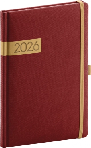 Weekagenda bordeaux-goud 2026