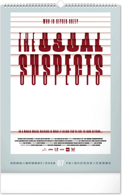 Wandkalender Alternatieve filmposters 2026