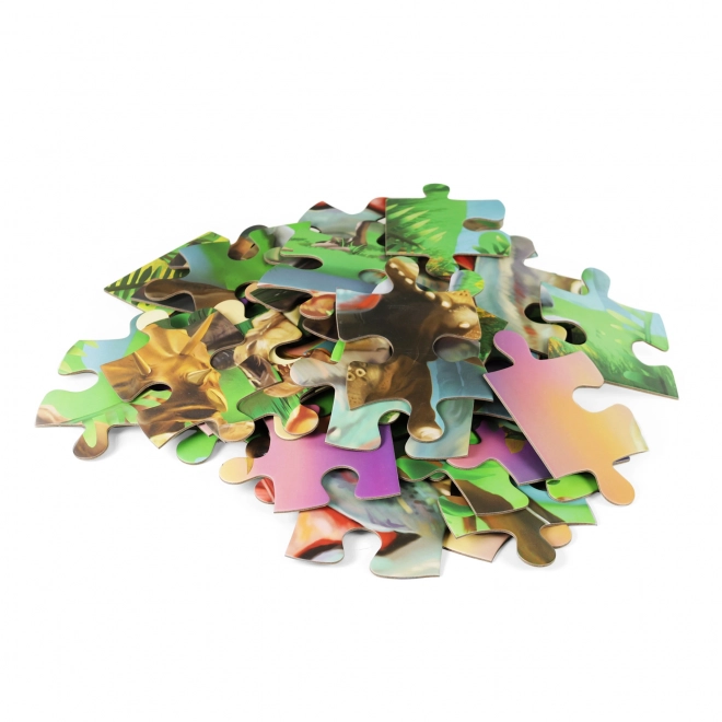 Puzzel met dinosaurussen maxi- 54 stukken 87 x 58 cm