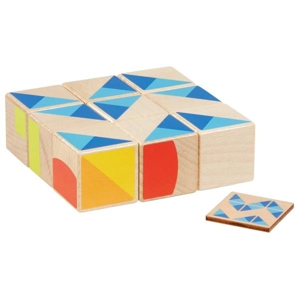 Blokkenpuzzel Kubus grote blokken