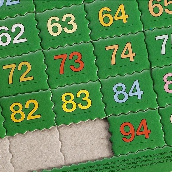 Larsen educatieve puzzel Tellen tot 100