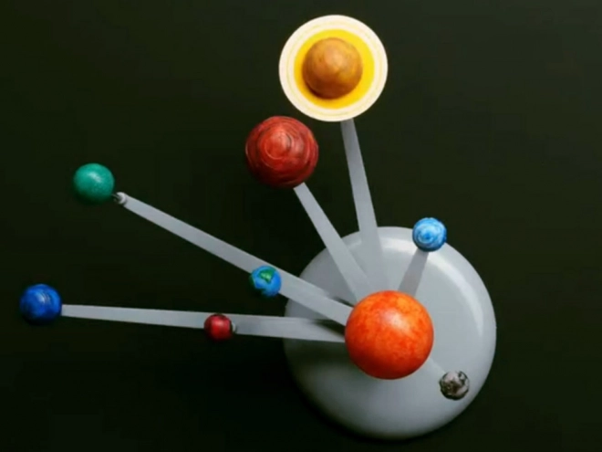 Educatieve schilderset zonnestelsel 3D