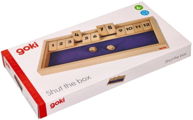 Goki Shut the box tafelspel voor 2 spelers