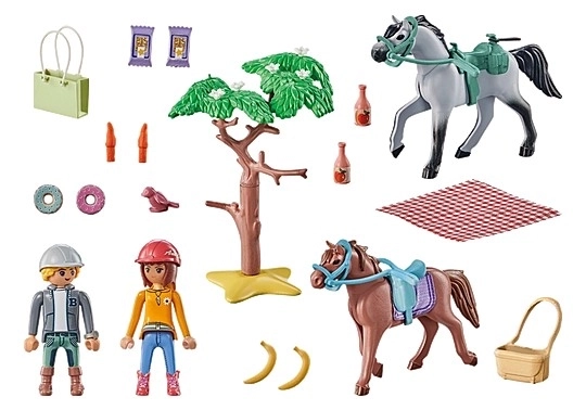 Figurenset paarden 71470 Strandrit met Amelie en Ben