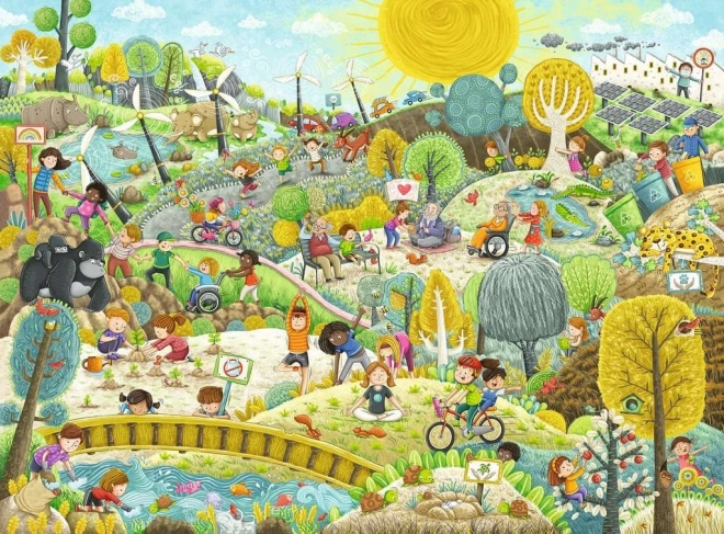 Puzzel Duurzaamheid XXL 200 stukken