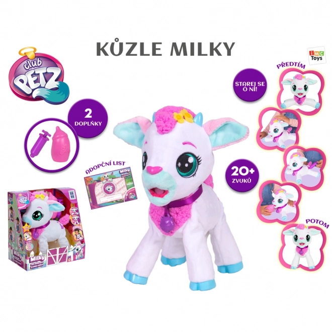Interactieve geitenjong Milky van Club Petz