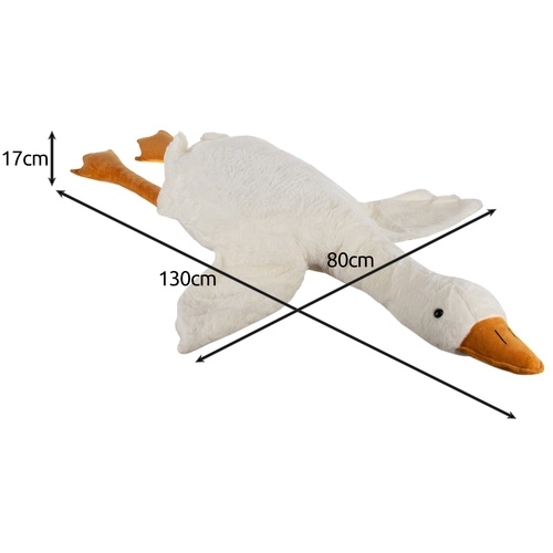 Grote pluchen gans voor kinderen 130 cm