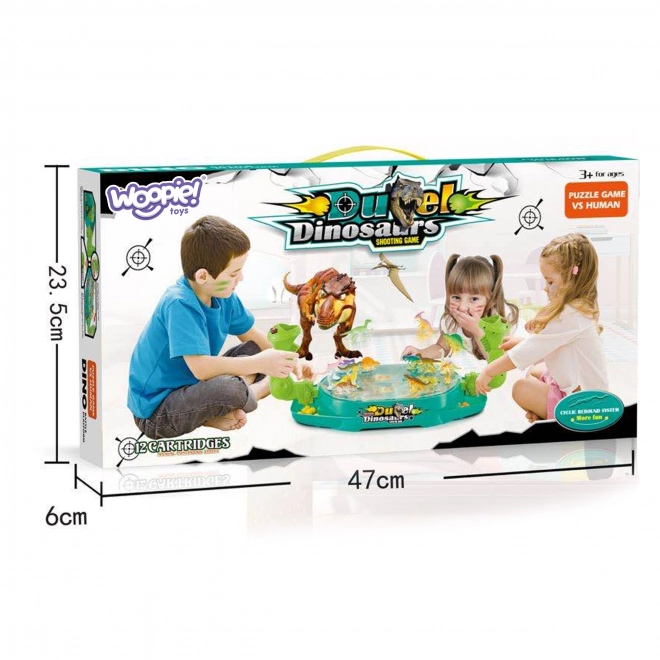 Spannend spel Dinosaurusgevecht van Woopie