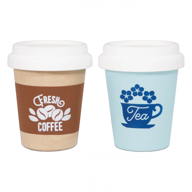 Le Toy Van Koffie en Thee om mee te nemen 2 stuks