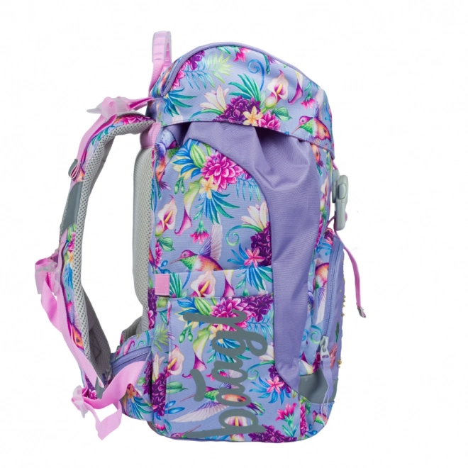 BAAGL SET 3 Airy Kolibrie: boekentas, etui, zak