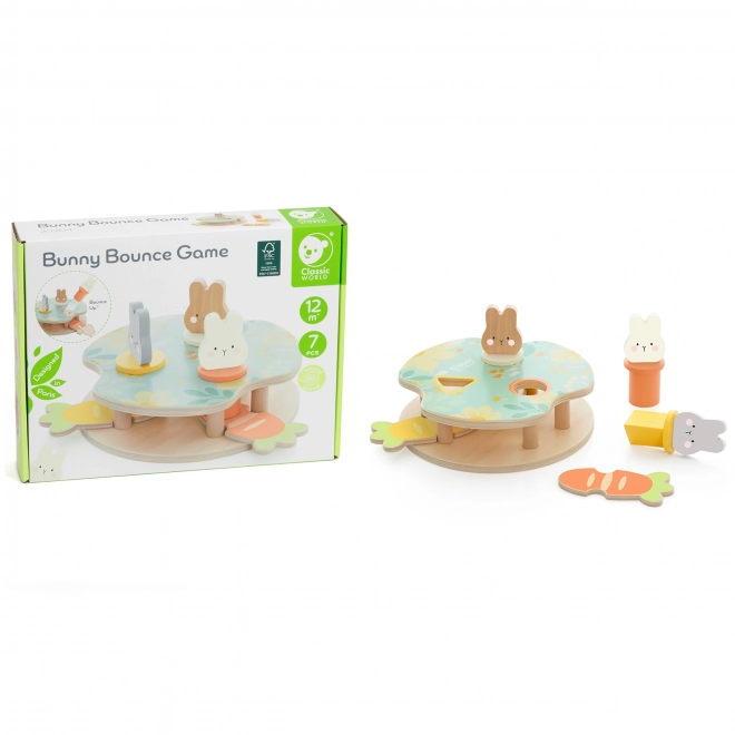 Houten spel Opduikende Konijntjes 12m+