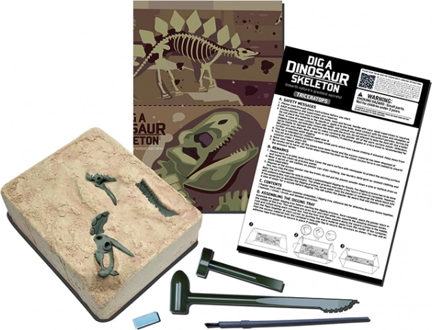 Triceratops dinosaurusbot – 4M opgraafset