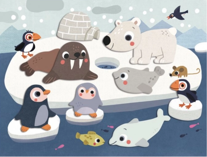 DJECO Eerste collage voor de kleintjes Dieren