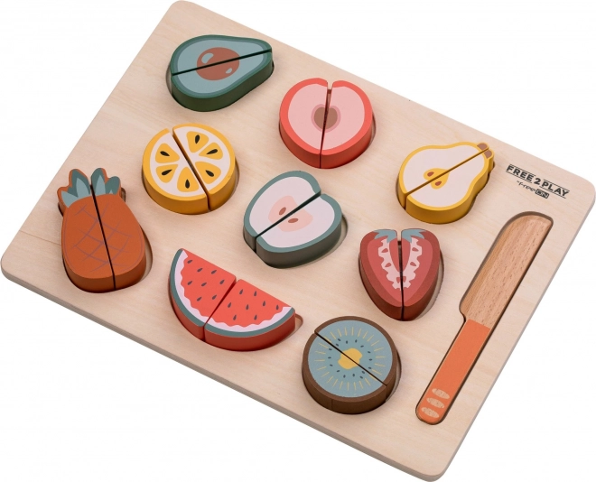 Snijderset fruit voor kinderen