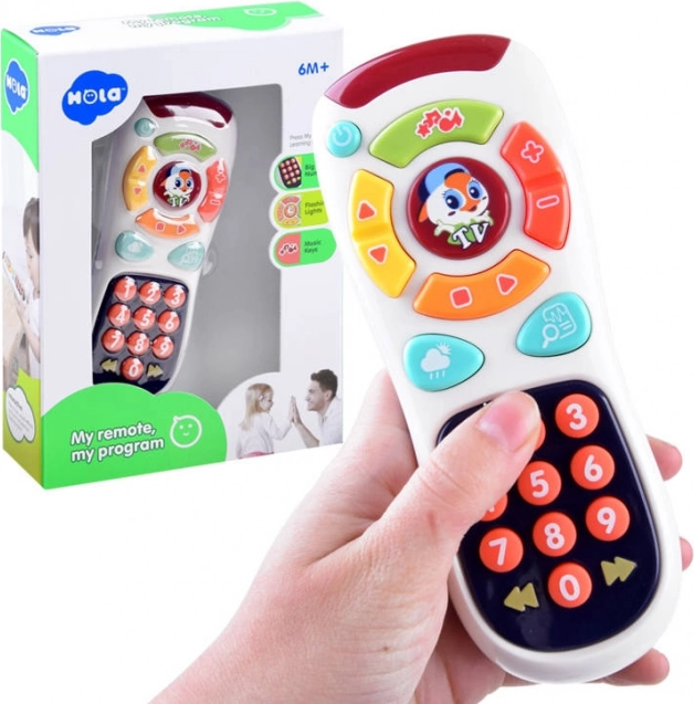 Interactieve kinderafstandsbediening met grote knoppen HOLA
