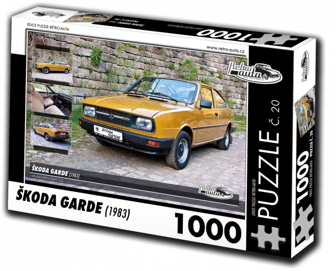 Puzzel RETRO-AUTO’s Škoda Garde 1000 stukjes