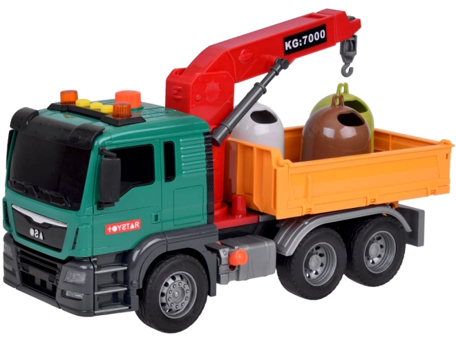 Educatieve vuilniswagen met containers Toytar