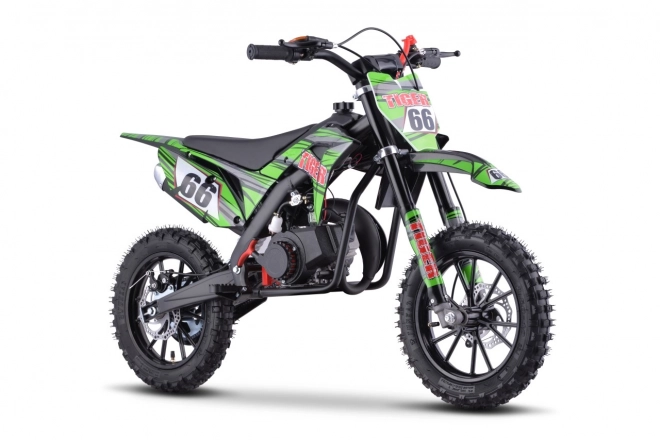 Benzinemotorfiets 49CC TIGER groen