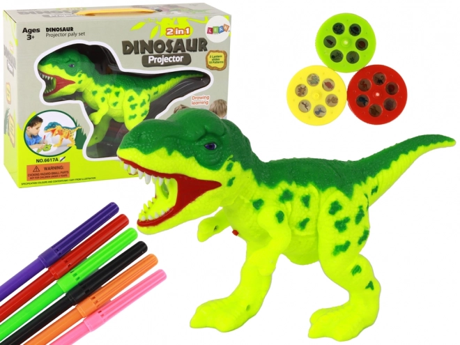 Projector Dinozaur met Teken Pennen