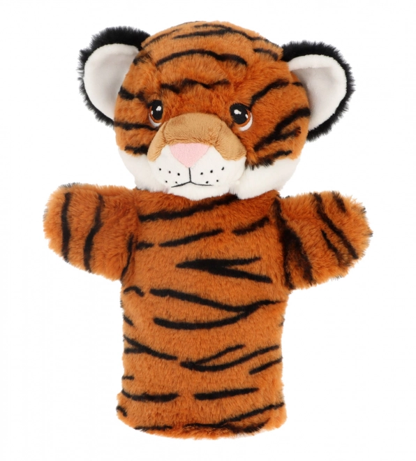Keel Toys SE3076-7 Keeleco Tijger - eco pluche handpop 27 cm