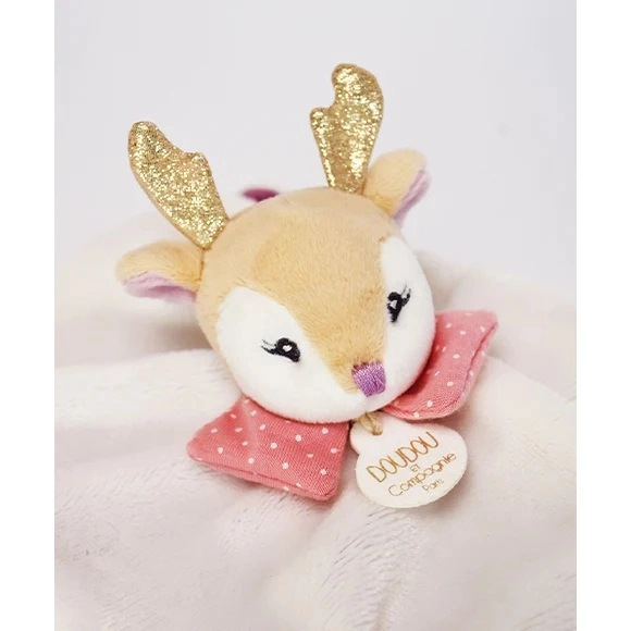 Doudou Pluchen mini knuffeldoekje 20 cm