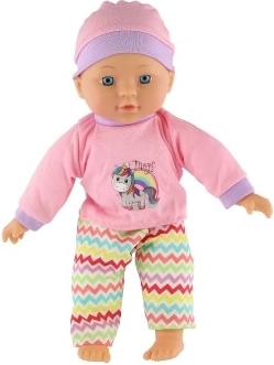 Kleurige outfit met eenhoorn