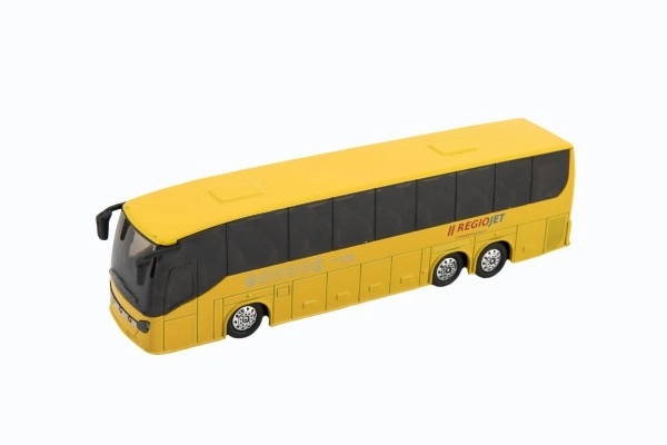 Autobus RegioJet metaal/plastic 18,5 cm met terugtrekmotor in doosje