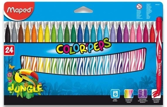 MAPED Fixy Color'Peps Jungle 24st