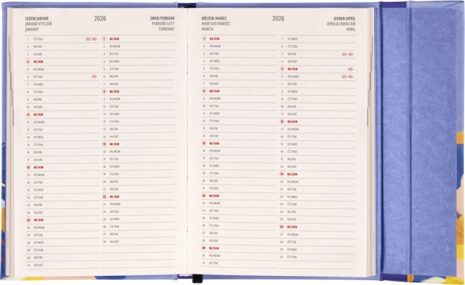 NOTIQUE Wekelijkse magnetische agenda De Kleine Prins 2025, 11 x 16 cm