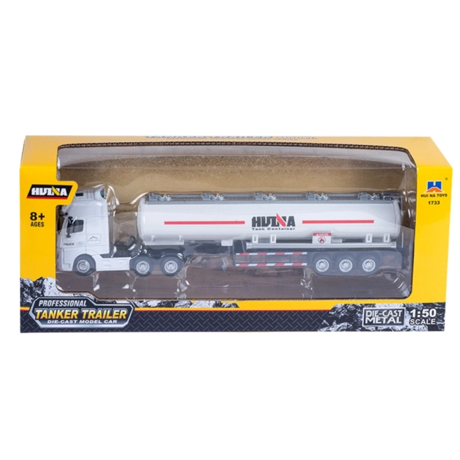 Tankwagen 1:50 met bewegende onderdelen wit