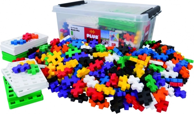 Plus-Plus BIG Basic box 400 stukken en 10 bouwplaten
