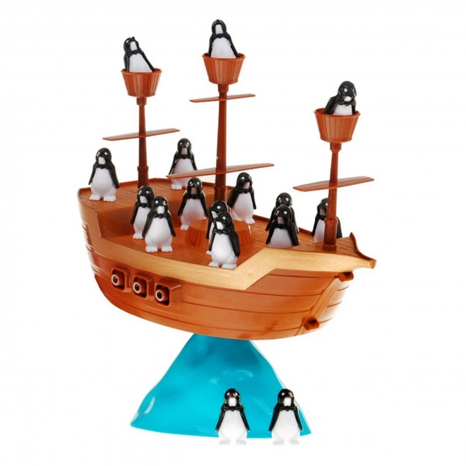 Woopie piratenschip van pinguïns