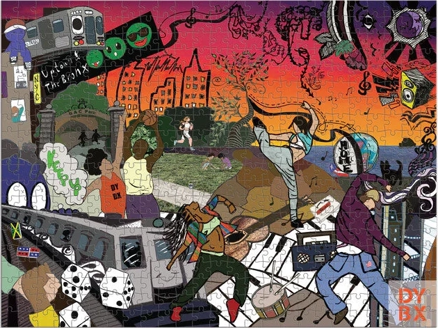 Tweedelige puzzel Romare Bearden x DreamYard 500 stuks
