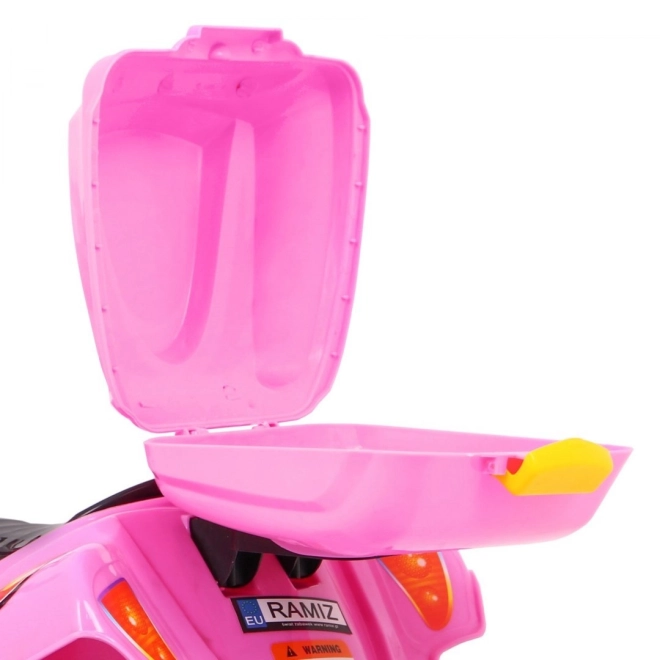 Trike BJX-088 elektrische motorfiets + geluiden + lichten – Roze