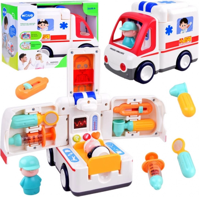 Interactieve ambulance voor kleine hulpverleners