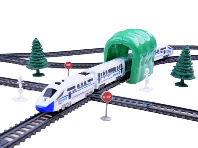 Realistische accessoires en een verlichte locomotief