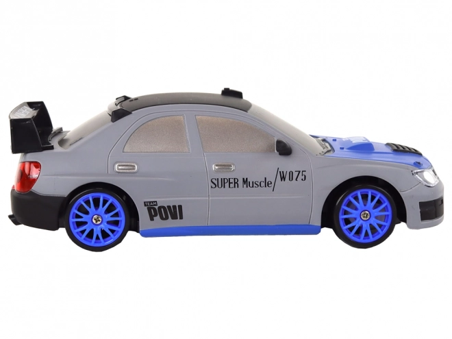 Op afstand bedienbare sportwagen R/C 1:24 verwisselbare wielen – grijs