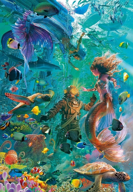Puzzel 9000 stukjes Magische onderwaterwereld