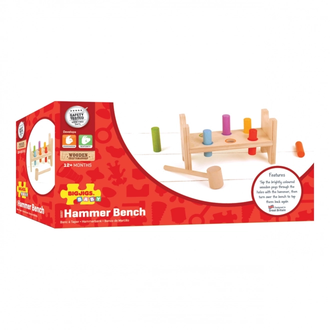 Bigjigs Baby Houten Hamerspel