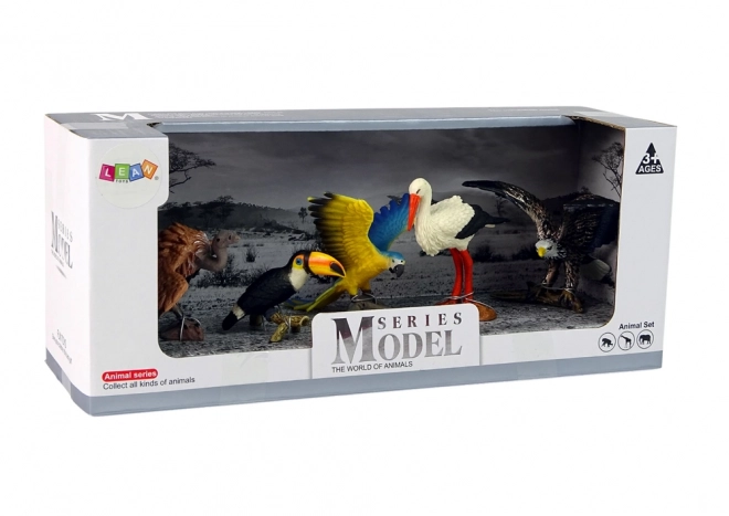 Set van figuren Vogels van de wereld - 5 stuks