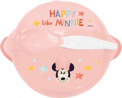 Kom met zuignap en deksel Minnie