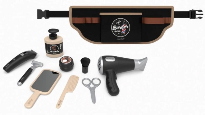 Barbier set voor scheren en knippen - riem