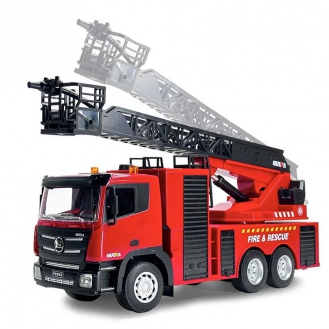 Radio bestuurbare brandweerwagen met telescopische ladder