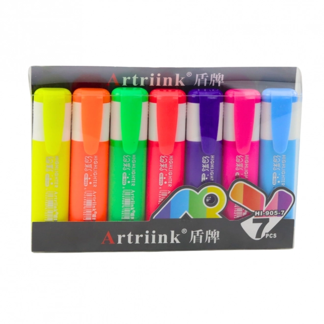 Set van 7 neonmarkers