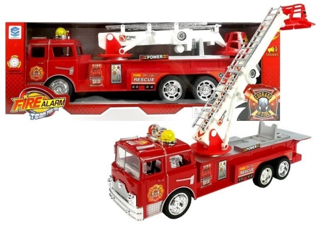 Brandweerauto met ladderlift