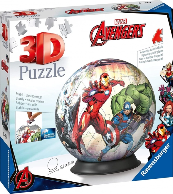 Puzzel-Bal Marvel: Avengers 72 stukjes